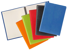 Custom Leather Spiral Journals